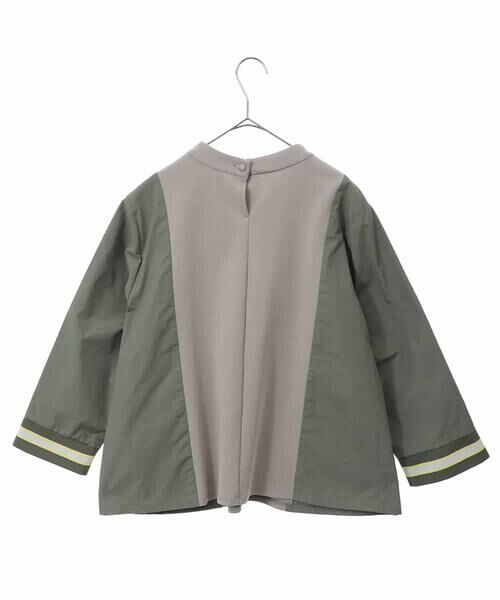 HIROKO BIS GRANDE / ヒロコビス グランデ カットソー | 【大きいサイズ】ジョイント配色プルオーバートップ /洗える | 詳細1