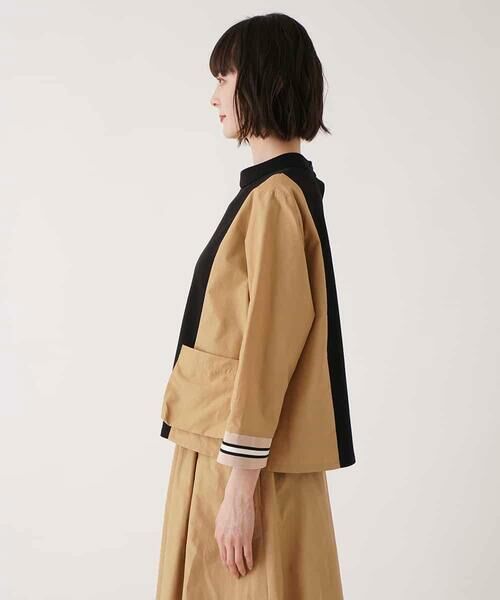 HIROKO BIS GRANDE / ヒロコビス グランデ カットソー | 【大きいサイズ】ジョイント配色プルオーバートップ /洗える | 詳細13