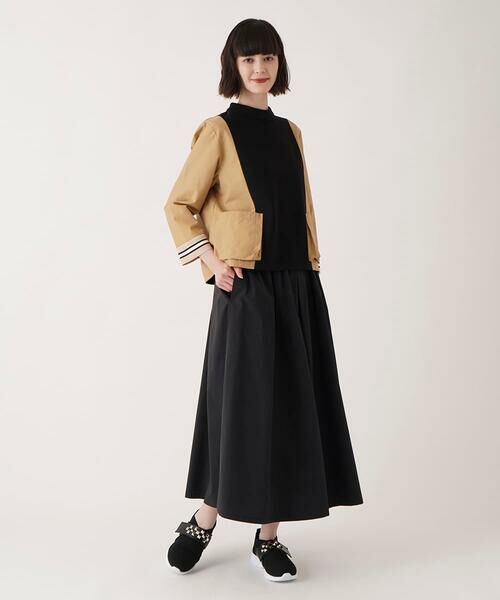 HIROKO BIS GRANDE / ヒロコビス グランデ カットソー | 【大きいサイズ】ジョイント配色プルオーバートップ /洗える | 詳細21