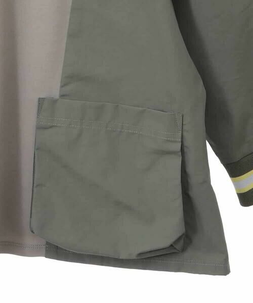 HIROKO BIS GRANDE / ヒロコビス グランデ カットソー | 【大きいサイズ】ジョイント配色プルオーバートップ /洗える | 詳細4