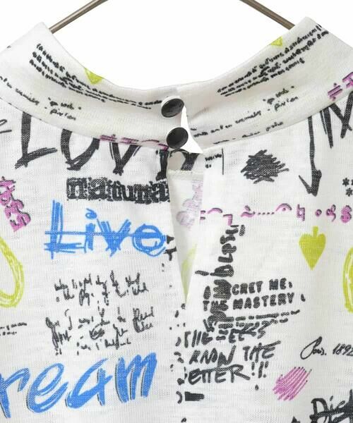 HIROKO BIS GRANDE / ヒロコビス グランデ カットソー | 【大きいサイズ】ロゴハートプリントジャージーカットソー /洗える | 詳細3