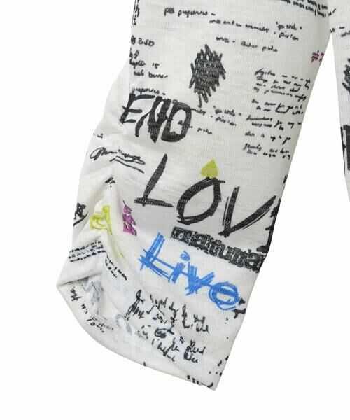 HIROKO BIS GRANDE / ヒロコビス グランデ カットソー | 【大きいサイズ】ロゴハートプリントジャージーカットソー /洗える | 詳細5