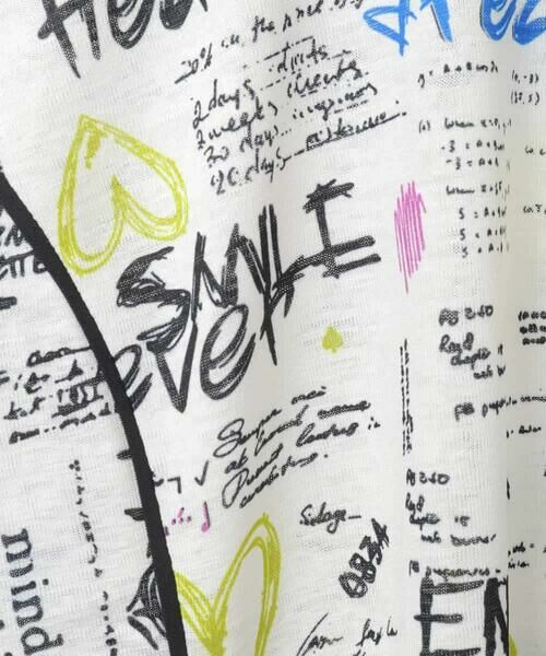 HIROKO BIS GRANDE / ヒロコビス グランデ カットソー | 【大きいサイズ】ロゴハートプリントジャージーカットソー /洗える | 詳細7