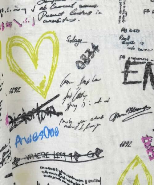 HIROKO BIS GRANDE / ヒロコビス グランデ チュニック | 【大きいサイズ】ロゴハートプリントチュニックカットソー /洗える | 詳細5