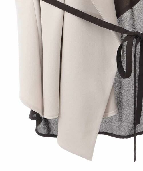 HIROKO BIS GRANDE / ヒロコビス グランデ ベスト | 【大きいサイズ】フロントドレープジャージージレ /洗濯機で洗える | 詳細5