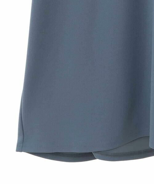 HIROKO BIS GRANDE / ヒロコビス グランデ チュニック | 【大きいサイズ】襟付きジャージーチュニックブラウス /洗える | 詳細5