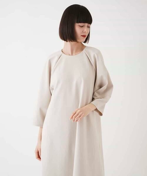 HIROKO BIS GRANDE / ヒロコビス グランデ チュニック | 【大きいサイズ】襟付きジャージーチュニックブラウス /洗える | 詳細15