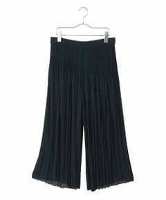 HIROKO BIS GRANDE / ヒロコビス グランデ その他パンツ | 【大きいサイズ】ジョーゼットプリーツワイドパンツ /洗える