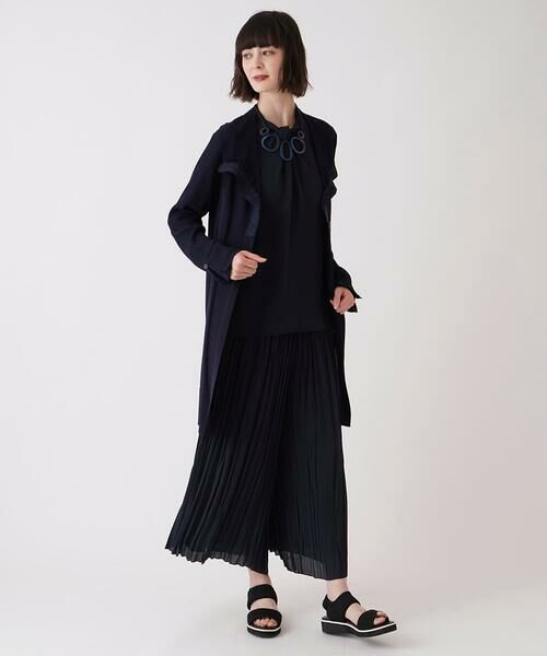 HIROKO BIS GRANDE / ヒロコビス グランデ その他パンツ | 【大きいサイズ】ジョーゼットプリーツワイドパンツ /洗える | 詳細22