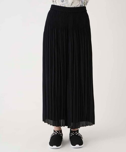 HIROKO BIS GRANDE / ヒロコビス グランデ その他パンツ | 【大きいサイズ】ジョーゼットプリーツワイドパンツ /洗える | 詳細6