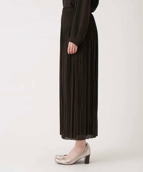 HIROKO BIS GRANDE / ヒロコビス グランデ その他パンツ | 【大きいサイズ】ジョーゼットプリーツワイドパンツ /洗える | 詳細9