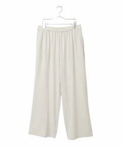 HIROKO BIS GRANDE / ヒロコビス グランデ その他パンツ | 【大きいサイズ】カットソーポンチワイドパンツ /洗濯機で洗える