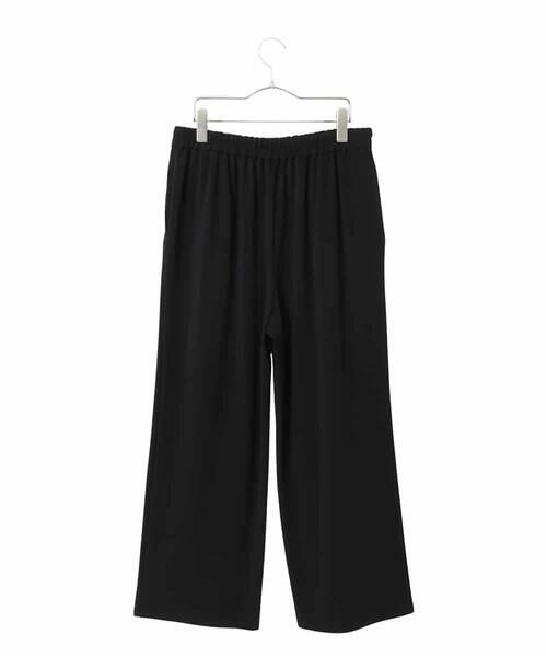 HIROKO BIS GRANDE / ヒロコビス グランデ その他パンツ | 【大きいサイズ】カットソーポンチワイドパンツ /洗濯機で洗える | 詳細1