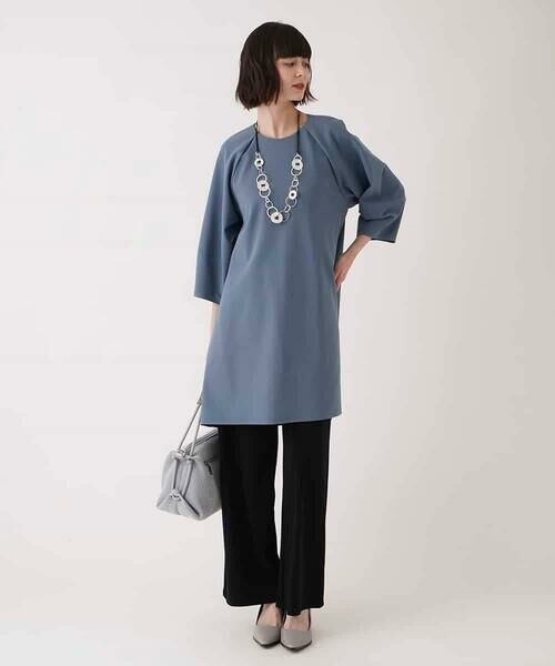 HIROKO BIS GRANDE / ヒロコビス グランデ その他パンツ | 【大きいサイズ】カットソーポンチワイドパンツ /洗濯機で洗える | 詳細11