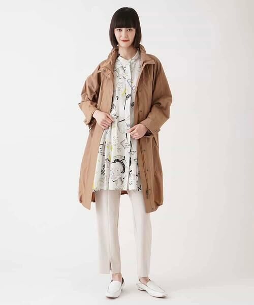HIROKO BIS GRANDE / ヒロコビス グランデ その他アウター | 【大きいサイズ】マットタフタライトコート /洗える | 詳細17