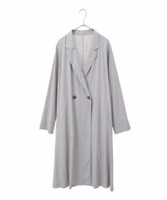 HIROKO BIS GRANDE / ヒロコビス グランデ その他アウター | 【大きいサイズ】ドレープワッシャーライトコート /洗える
