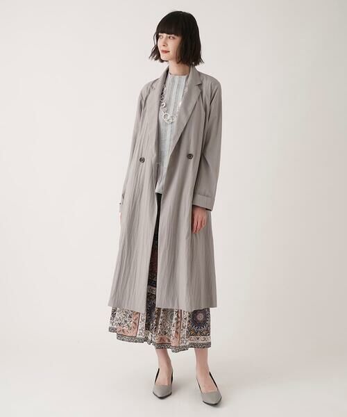 HIROKO BIS GRANDE / ヒロコビス グランデ その他アウター | 【大きいサイズ】ドレープワッシャーライトコート /洗える | 詳細21