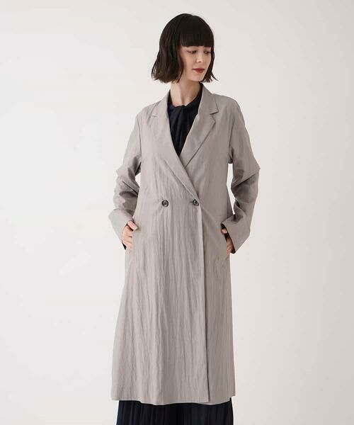 HIROKO BIS GRANDE / ヒロコビス グランデ その他アウター | 【大きいサイズ】ドレープワッシャーライトコート /洗える | 詳細7