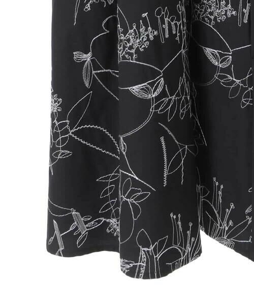 HIROKO BIS GRANDE / ヒロコビス グランデ シャツ・ブラウス | 【大きいサイズ】線描き刺繍ロング丈ブラウス /洗える | 詳細17
