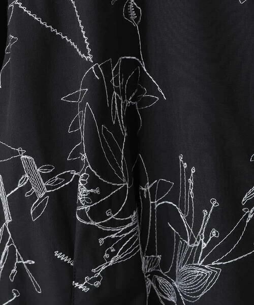 HIROKO BIS GRANDE / ヒロコビス グランデ シャツ・ブラウス | 【大きいサイズ】線描き刺繍ロング丈ブラウス /洗える | 詳細19