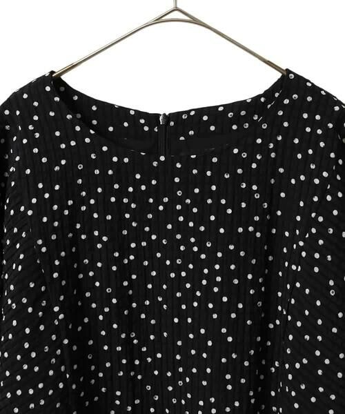 HIROKO BIS GRANDE / ヒロコビス グランデ シャツ・ブラウス | 【大きいサイズ】シアーチェックドットプリントブラウス /洗える | 詳細2