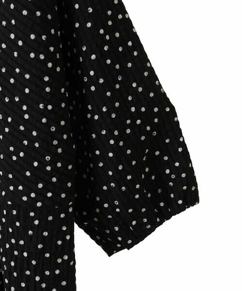 HIROKO BIS GRANDE / ヒロコビス グランデ シャツ・ブラウス | 【大きいサイズ】シアーチェックドットプリントブラウス /洗える | 詳細4