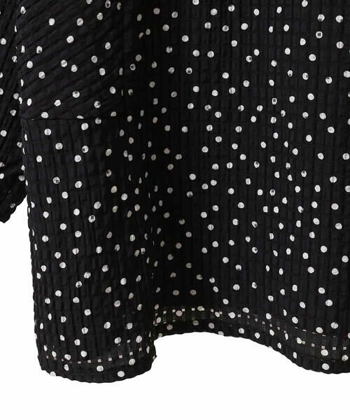 HIROKO BIS GRANDE / ヒロコビス グランデ シャツ・ブラウス | 【大きいサイズ】シアーチェックドットプリントブラウス /洗える | 詳細5