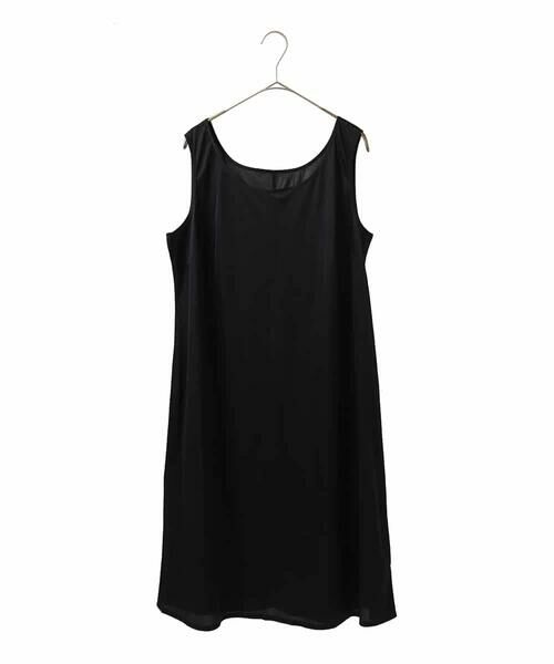 HIROKO BIS GRANDE / ヒロコビス グランデ ロング・マキシ丈ワンピース | 【大きいサイズ】シアーチェックドットプリントワンピース /洗える | 詳細14