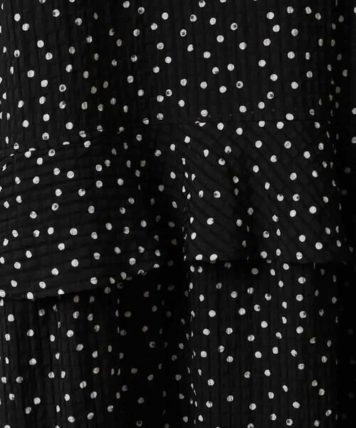 HIROKO BIS GRANDE / ヒロコビス グランデ ロング・マキシ丈ワンピース | 【大きいサイズ】シアーチェックドットプリントワンピース /洗える | 詳細7