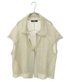 HIROKO BIS GRANDE / ヒロコビス グランデ ベスト | 【大きいサイズ】カラーミックスニットジレ