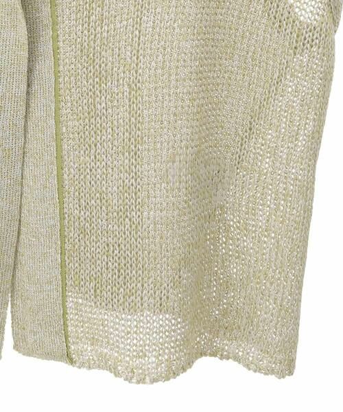 HIROKO BIS GRANDE / ヒロコビス グランデ ベスト | 【大きいサイズ】カラーミックスニットジレ | 詳細4