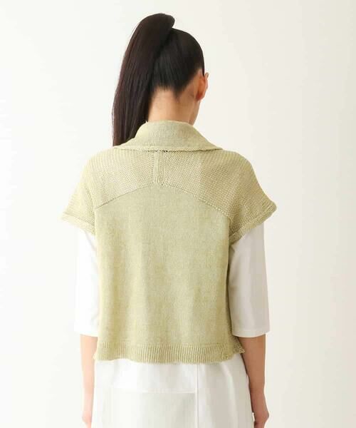 HIROKO BIS GRANDE / ヒロコビス グランデ ベスト | 【大きいサイズ】カラーミックスニットジレ | 詳細9