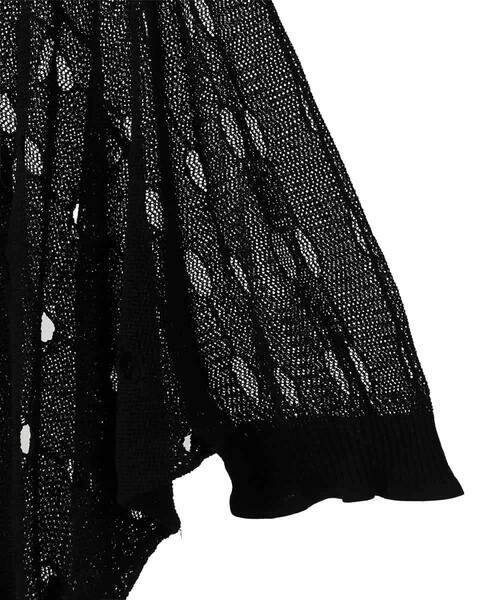 HIROKO BIS GRANDE / ヒロコビス グランデ ニット・セーター | 【大きいサイズ】ドットメッシュニットカーディガン /洗える | 詳細12