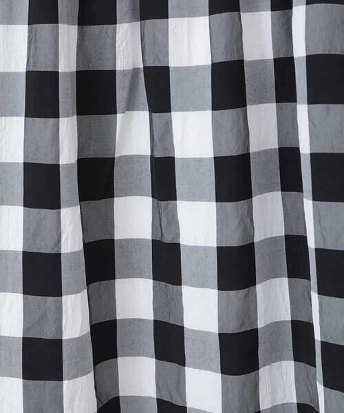 HIROKO BIS GRANDE / ヒロコビス グランデ ロング・マキシ丈スカート | 【大きいサイズ】アシンメトリーヘムギンガムスカート /洗える | 詳細6