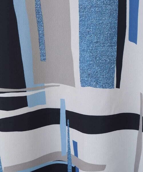 HIROKO BIS GRANDE / ヒロコビス グランデ チュニック | 【大きいサイズ】ブロッキングモチーフデザインチュニック /洗濯機で洗える | 詳細5