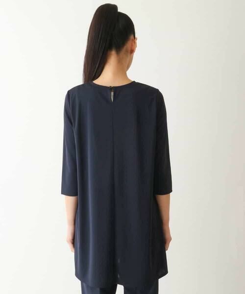 HIROKO BIS GRANDE / ヒロコビス グランデ チュニック | 【大きいサイズ】ブロッキングモチーフデザインチュニック /洗濯機で洗える | 詳細9