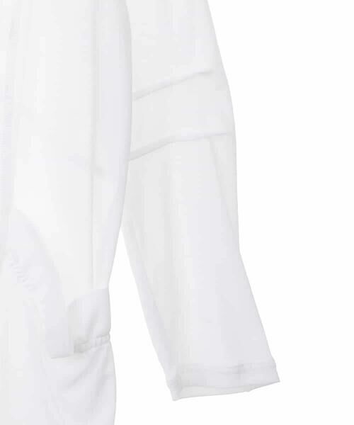 HIROKO BIS GRANDE / ヒロコビス グランデ カーディガン・ボレロ | 【大きいサイズ】ラッフルギャザーチュールジャケット /洗濯機で洗える | 詳細3