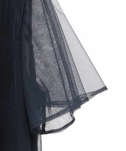 HIROKO BIS GRANDE / ヒロコビス グランデ シャツ・ブラウス | 【大きいサイズ】マジョリカプリーツシアーブラウス /洗える | 詳細4