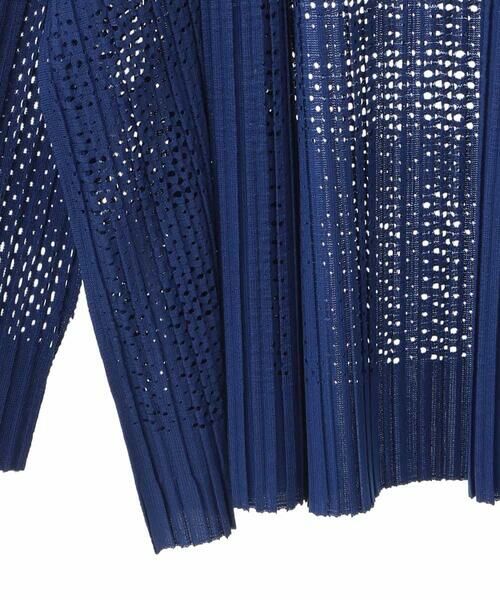 HIROKO BIS GRANDE / ヒロコビス グランデ カーディガン・ボレロ | 【大きいサイズ】プリモーディアルプリーツチェック柄カーディガン /洗える | 詳細5