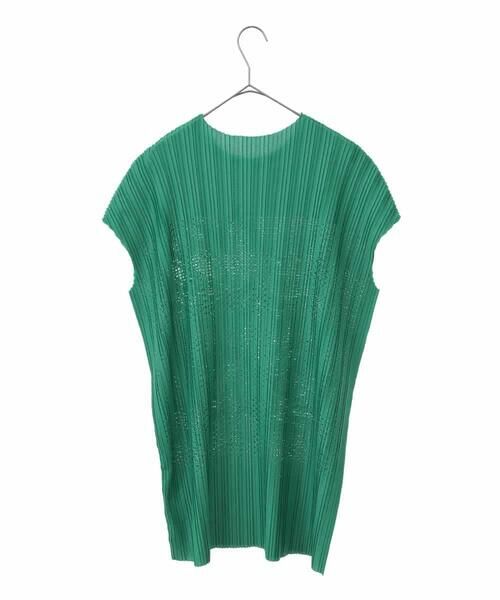 HIROKO BIS GRANDE / ヒロコビス グランデ チュニック | 【大きいサイズ】プリモーディアルプリーツデザインチュニック /洗える | 詳細1