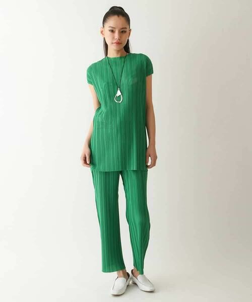 HIROKO BIS GRANDE / ヒロコビス グランデ チュニック | 【大きいサイズ】プリモーディアルプリーツデザインチュニック /洗える | 詳細15