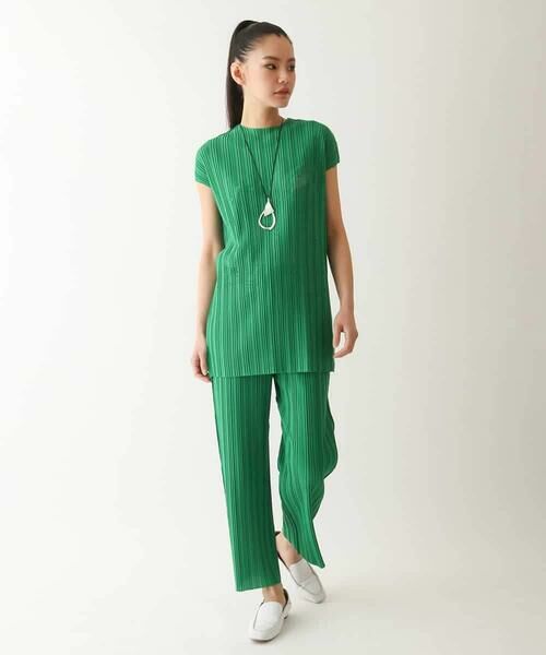 HIROKO BIS GRANDE / ヒロコビス グランデ チュニック | 【大きいサイズ】プリモーディアルプリーツデザインチュニック /洗える | 詳細16