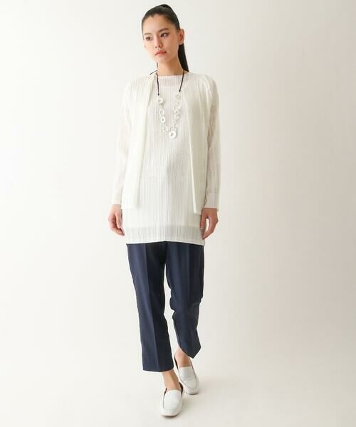 HIROKO BIS GRANDE / ヒロコビス グランデ チュニック | 【大きいサイズ】プリモーディアルプリーツデザインチュニック /洗える | 詳細19