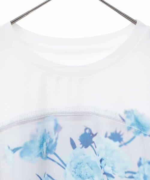 HIROKO BIS GRANDE / ヒロコビス グランデ カットソー | 【大きいサイズ】転写プリントドッキングカットソー /洗える | 詳細2