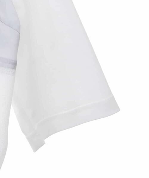 HIROKO BIS GRANDE / ヒロコビス グランデ カットソー | 【大きいサイズ】転写プリントドッキングカットソー /洗える | 詳細3