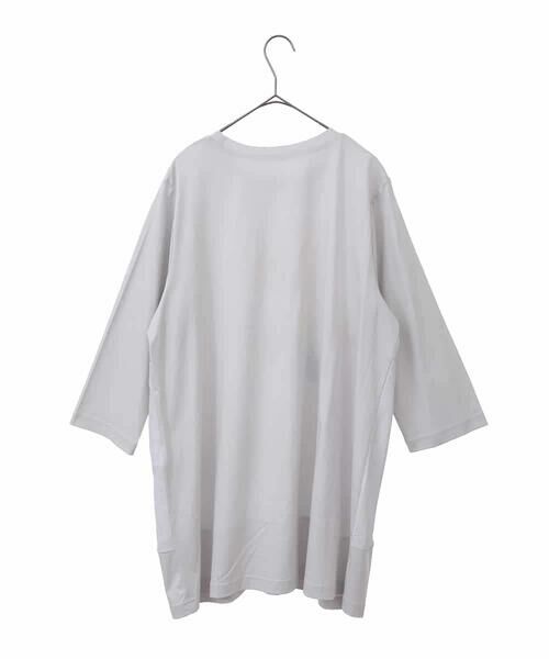 HIROKO BIS GRANDE / ヒロコビス グランデ チュニック | 【大きいサイズ】転写プリントドッキングチュニック /洗える | 詳細18