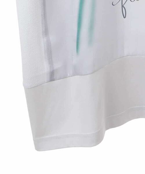 HIROKO BIS GRANDE / ヒロコビス グランデ チュニック | 【大きいサイズ】転写プリントドッキングチュニック /洗える | 詳細21