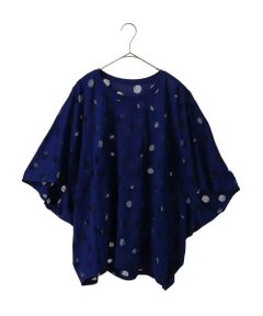 HIROKO BIS GRANDE / ヒロコビス グランデ カットソー | 【大きいサイズ】ドットシアードルマンカットソー /洗える
