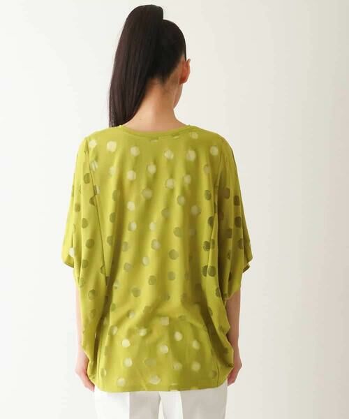 HIROKO BIS GRANDE / ヒロコビス グランデ カットソー | 【大きいサイズ】ドットシアードルマンカットソー /洗える | 詳細8