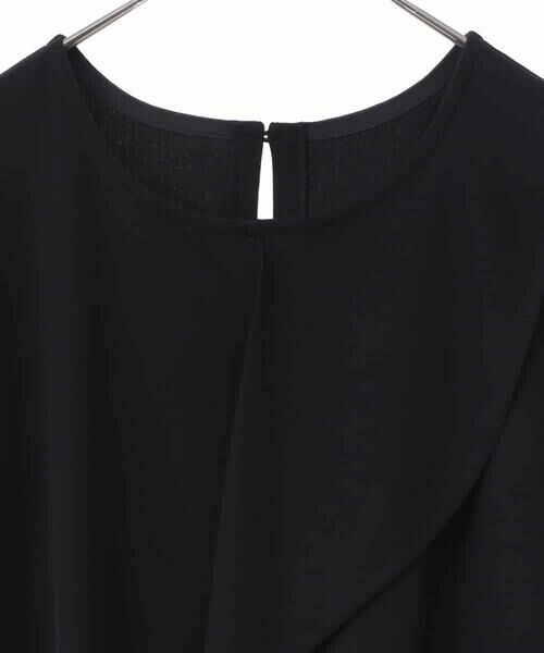 HIROKO BIS GRANDE / ヒロコビス グランデ カットソー | 【大きいサイズ】アシンメトリーフリルデザインノースリーブプルオーバー /洗える | 詳細2